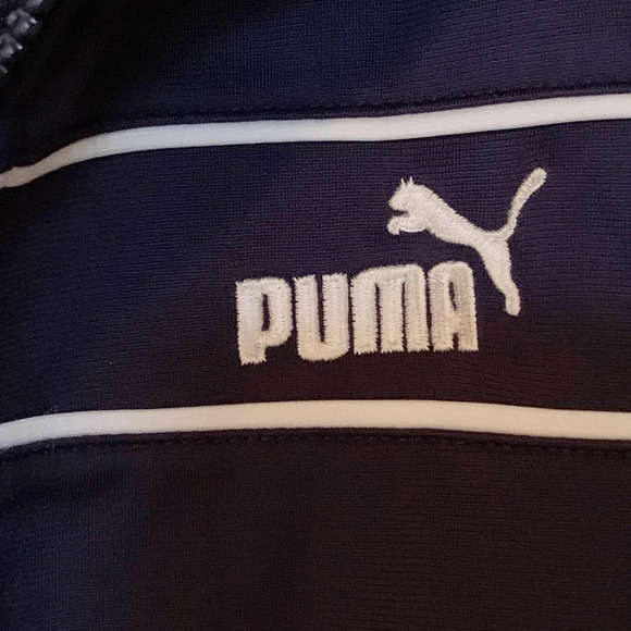 Puma blue lightweight jacket kids size 7 - Picture 5 of 6